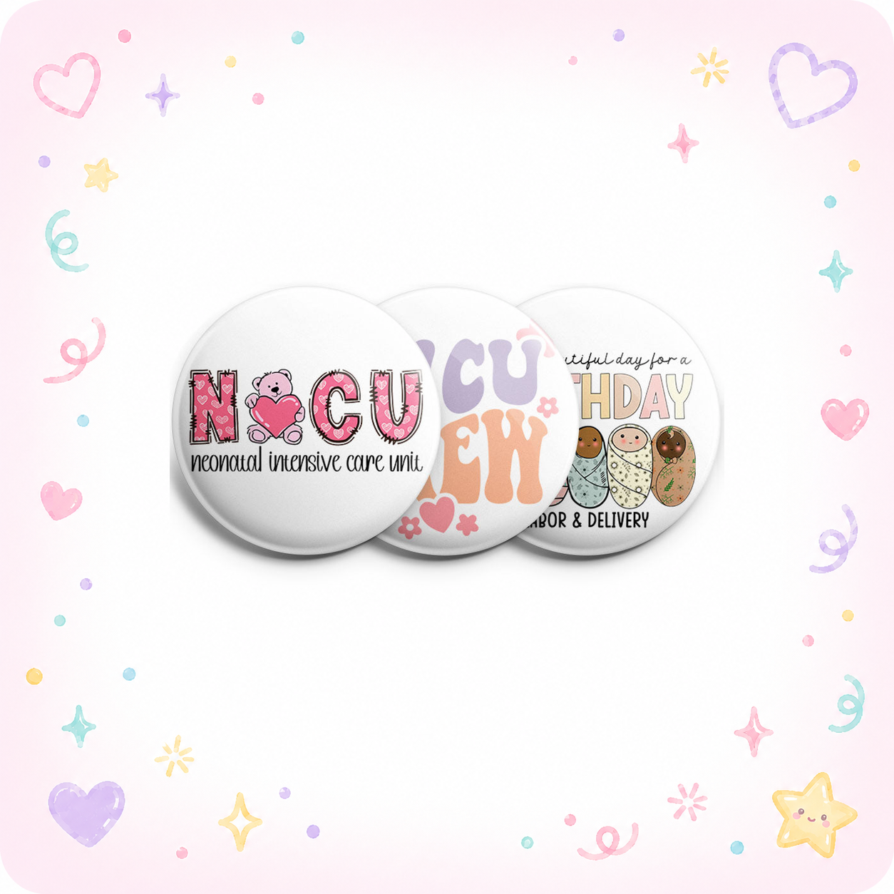 The NICU Crew 3-Pack (Save 5%) - - Topperswap