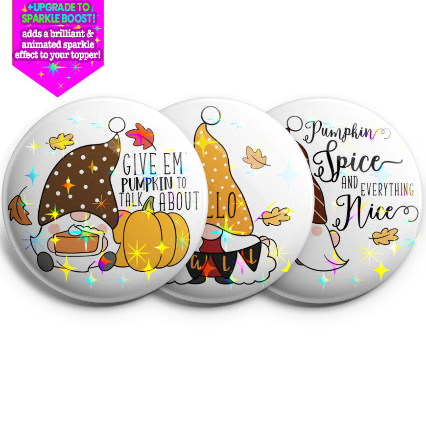 Fall Gnome 3-Pack (Save 5%) - - Topperswap