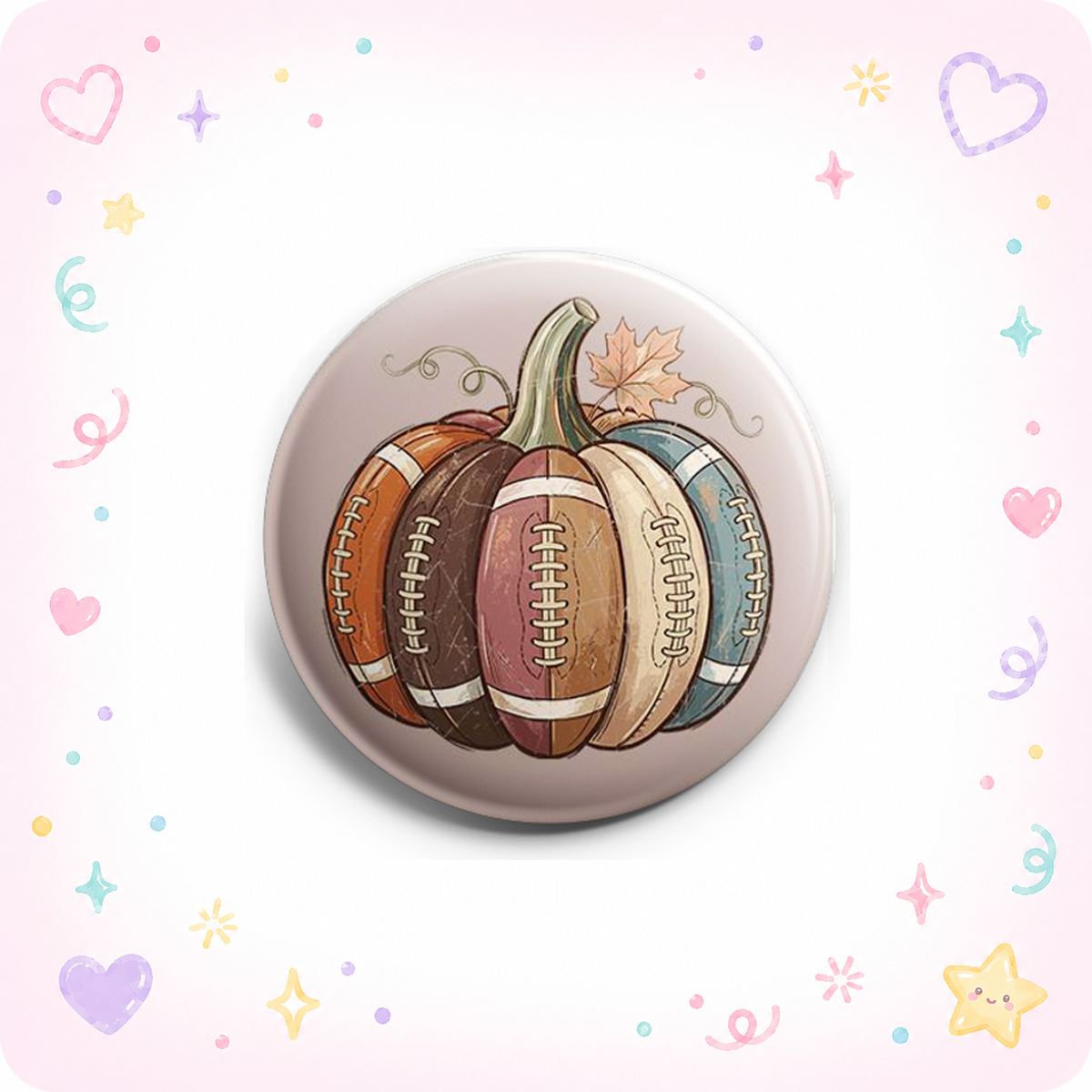 Touchdown Pumpkin Topper - - Topperswap