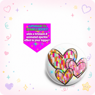 Heart Patchwork Trio Topper