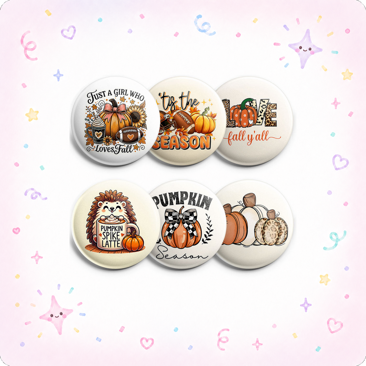 Cozy Autumn Essentials Topper 6-Pack (Save 15%) - - Topperswap