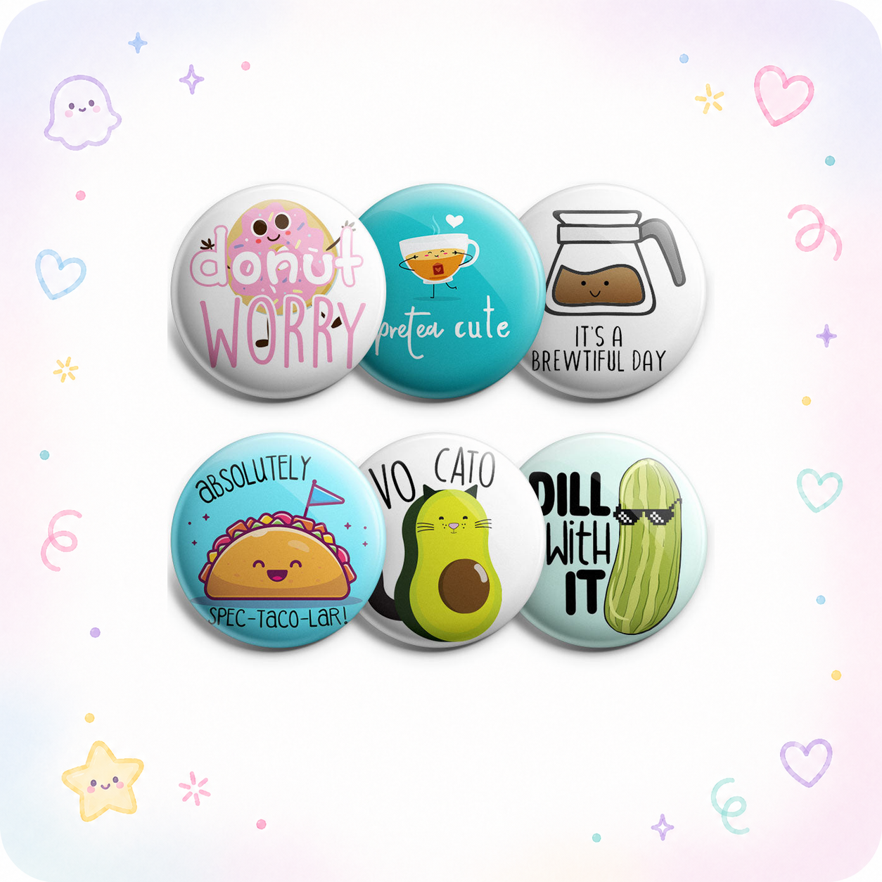 Puns 6-Pack (Save 15%) - - Topperswap