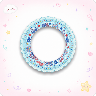 patriotic hand lettering Swapper Frame