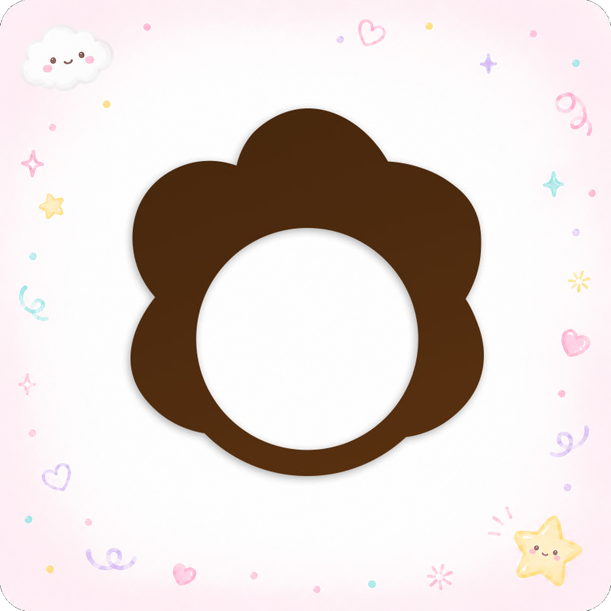 Turkey Feather Swapfinity Swapper Frame - Brown - - Topperswap