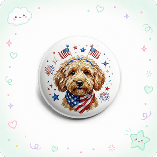 Patriotic Pup Topper