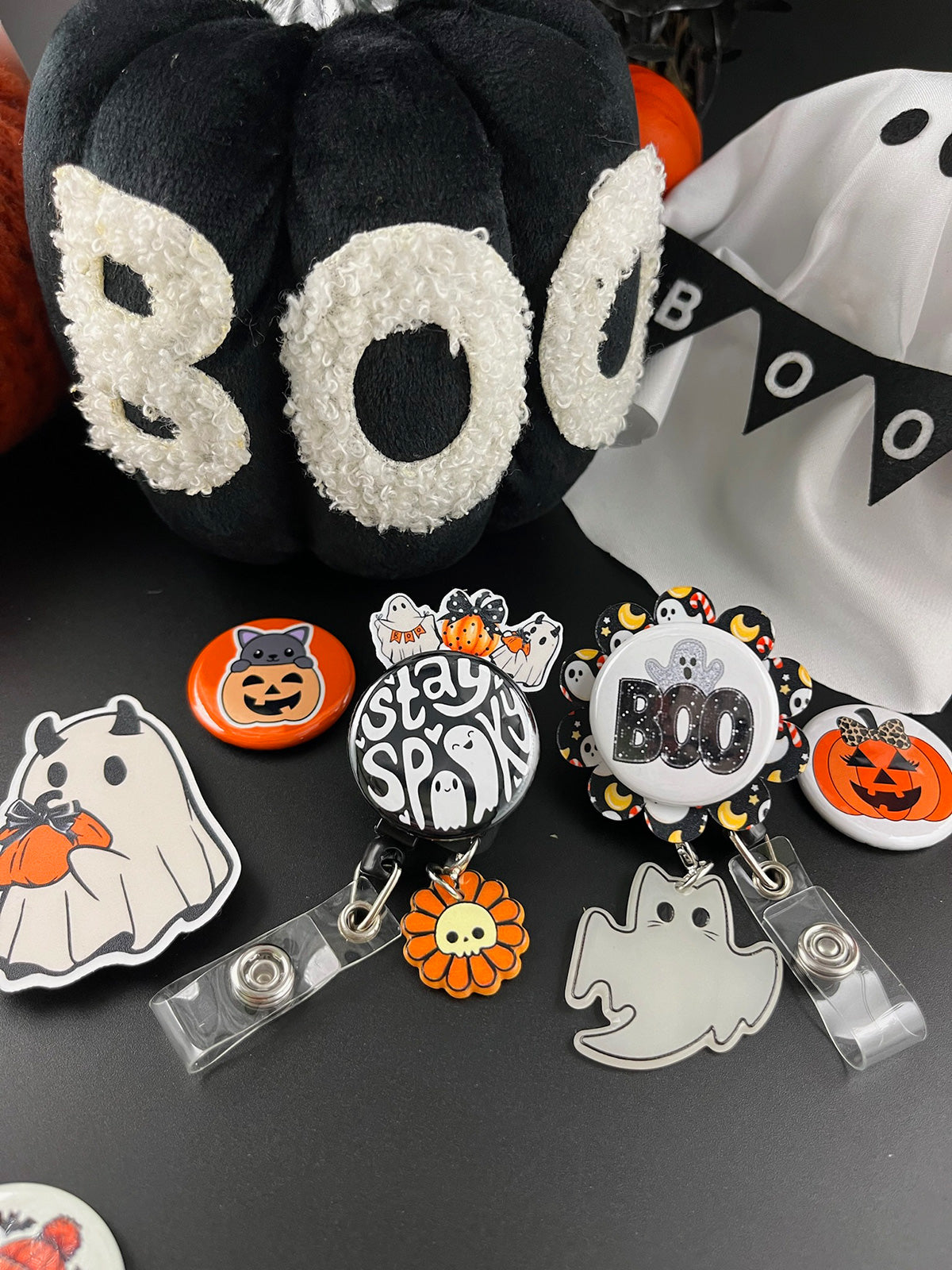 Pumpkin Peek-a-Boo Cat Topper - - Topperswap