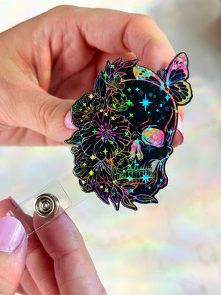 Floral Skull X-Ray Radiologist Pop Topper