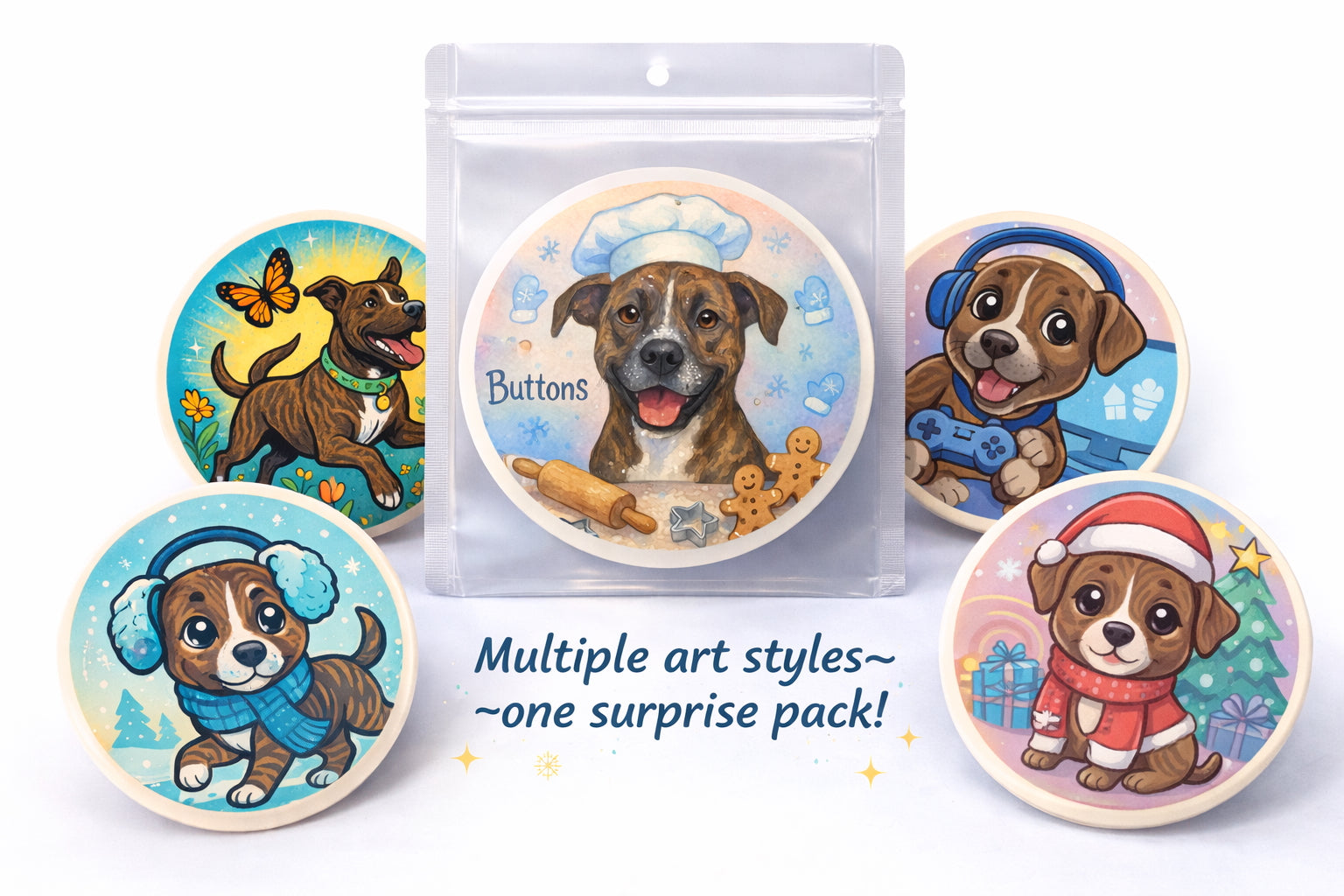 Monthly Mystery Pet Club - 8 Designs - - Topperswap