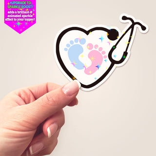 NICU Baby Feet Sticker