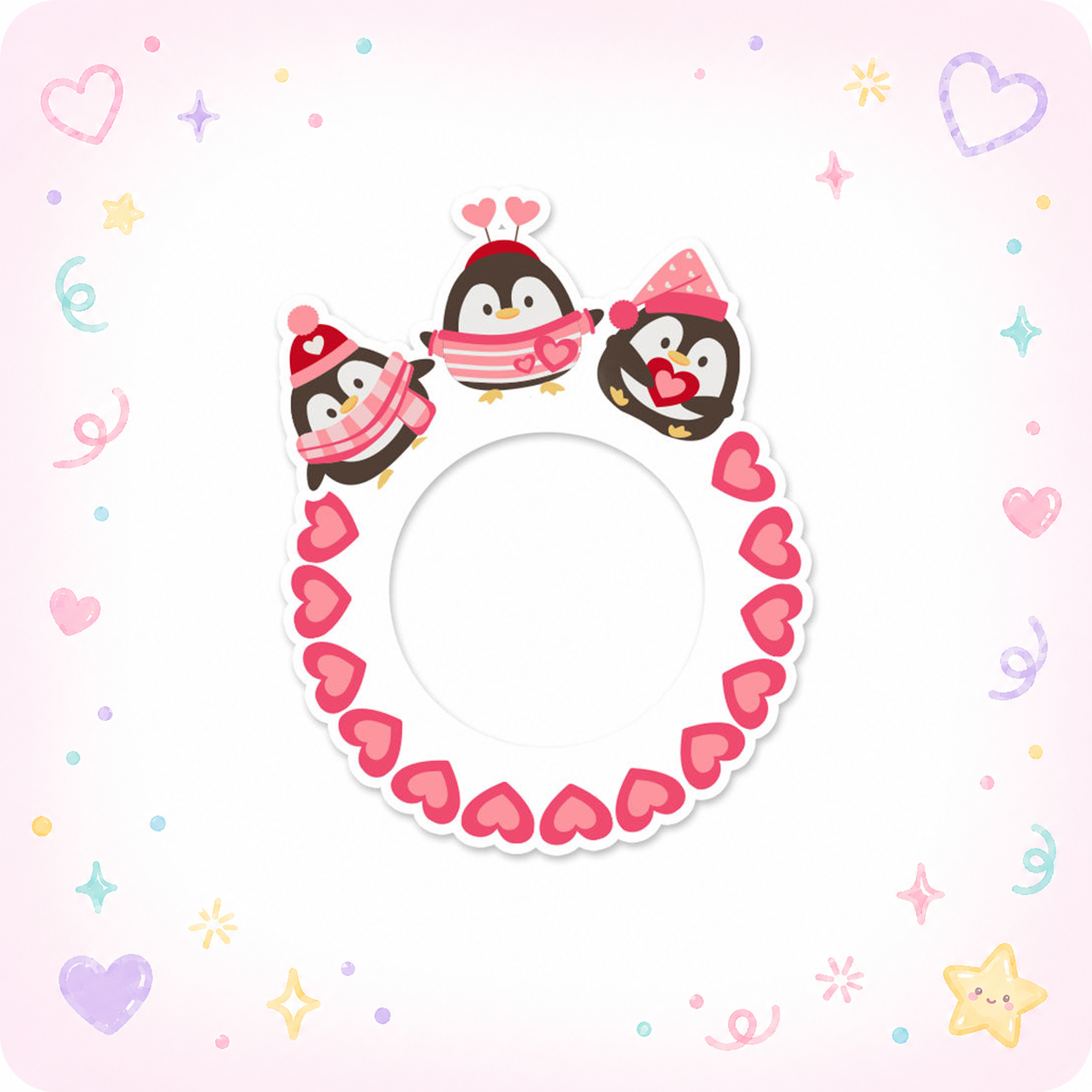 Penguin Trio Valentine Swapper - - Topperswap