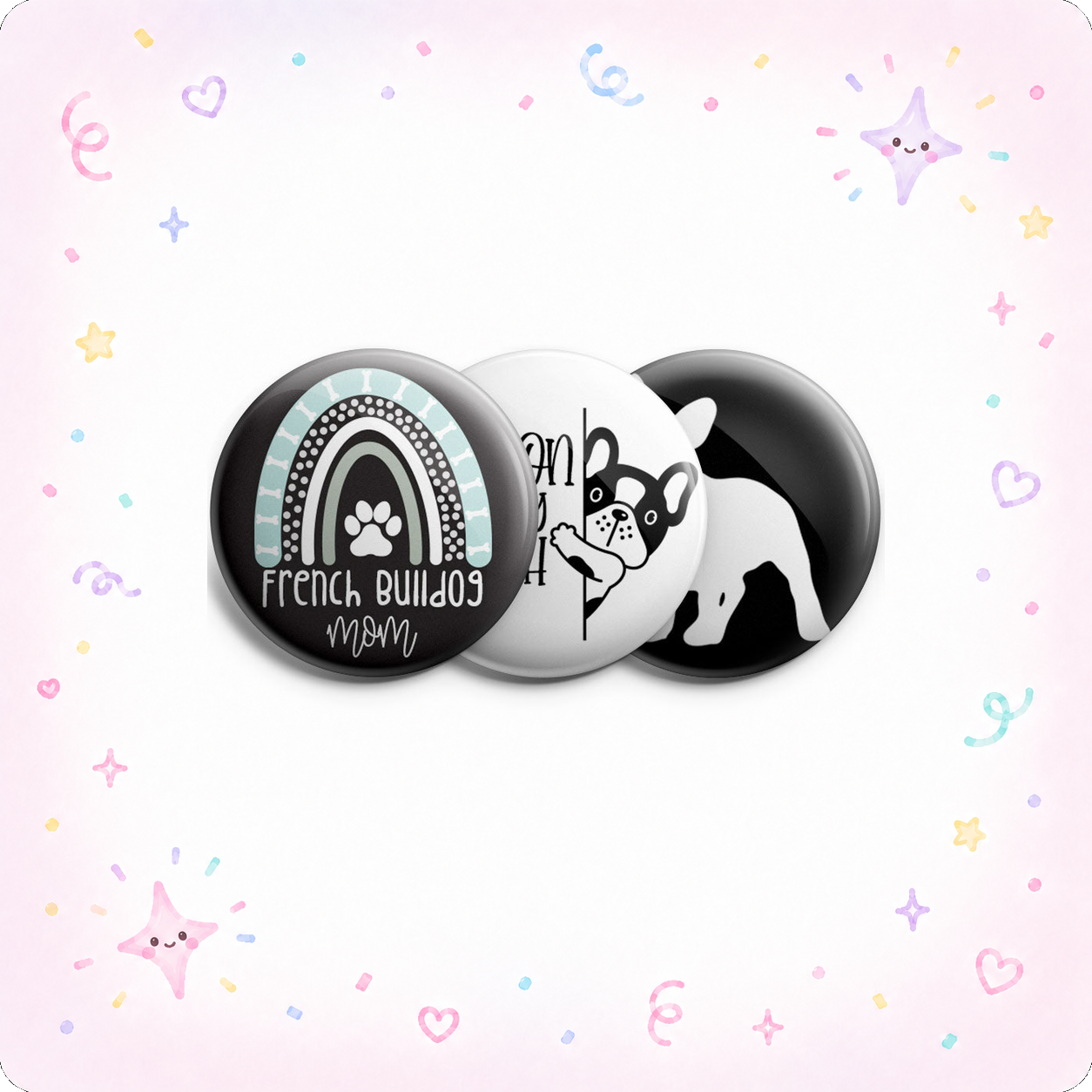 French Bulldog 3-Pack (Save 5%) - - Topperswap