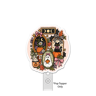 Spooky Cottage Frame Pop Topper