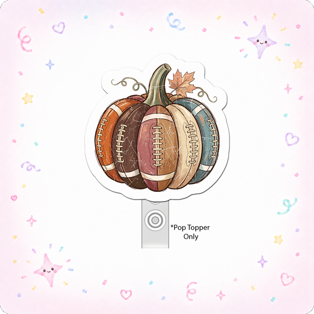 Pumpkin Playbook Legend Pop Topper - - Topperswap