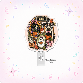 Spooky Cottage Frame Pop Topper