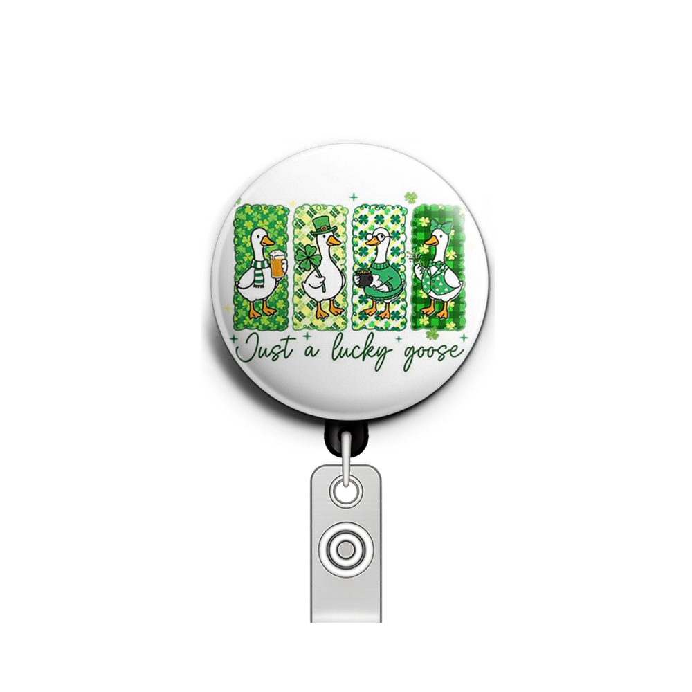 Lucky Goose Swapfinity Retractable ID Badge Reel - - Topperswap