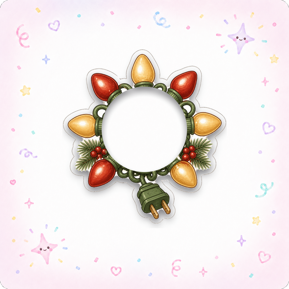 Matching Frame — Festive Chaos (Silhouette)