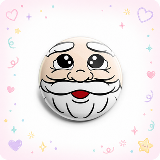 Jolly Santa Face Topper