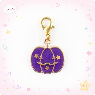 Starry Night Pumpkin Charm Swapfinity Badge Reel Add-on