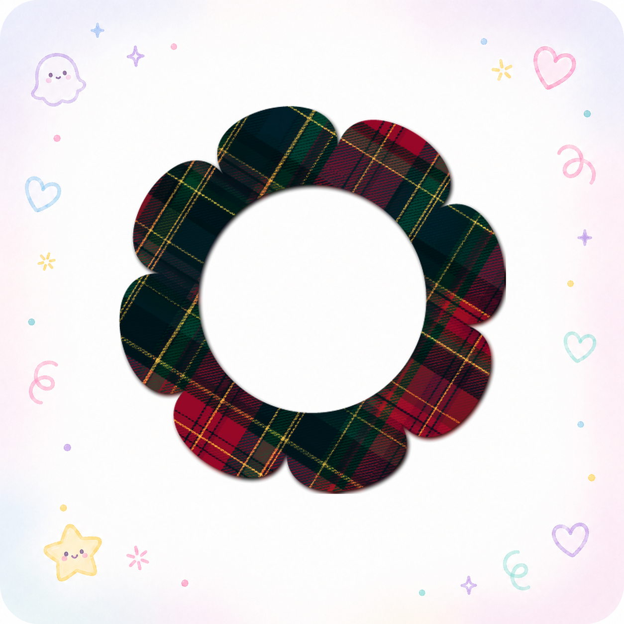 Plaid Pattern Swapper Frame - - Topperswap