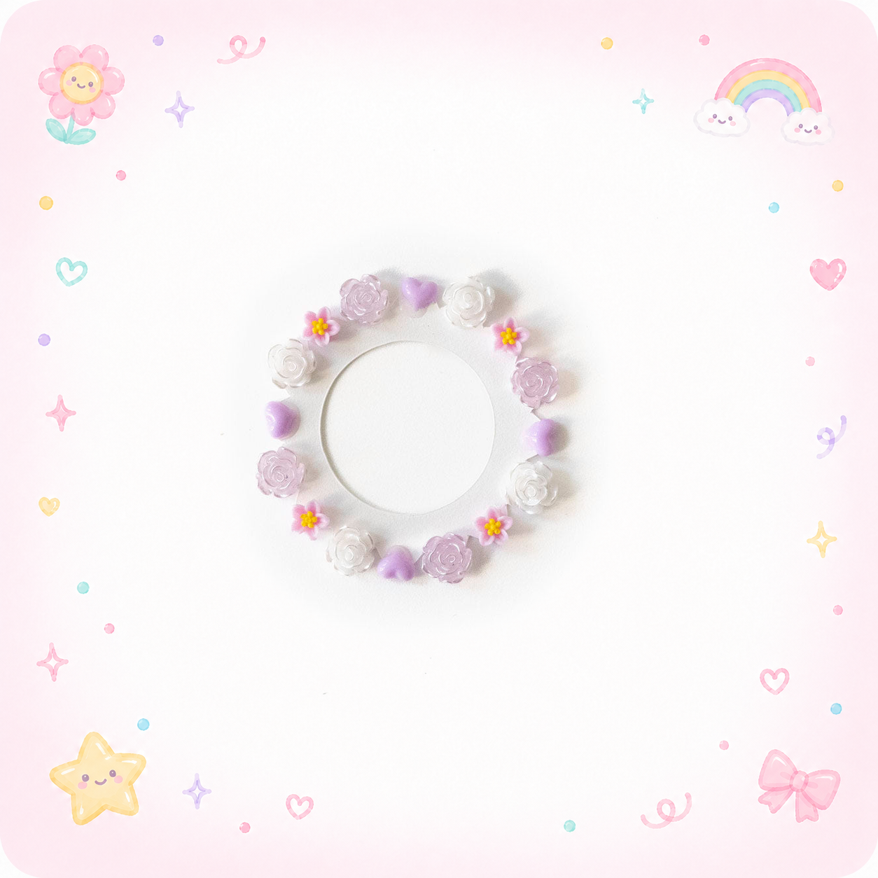 Purple Bouquet of Flowers Swapfinity Swapper Frame - - Topperswap