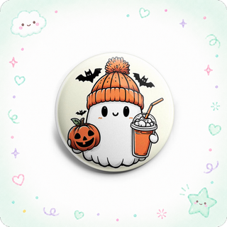 Pumpkin Ghost Vibes Topper