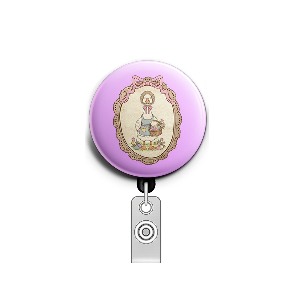 Vintage Vibes Swapfinity Retractable ID Badge Reel - - Topperswap