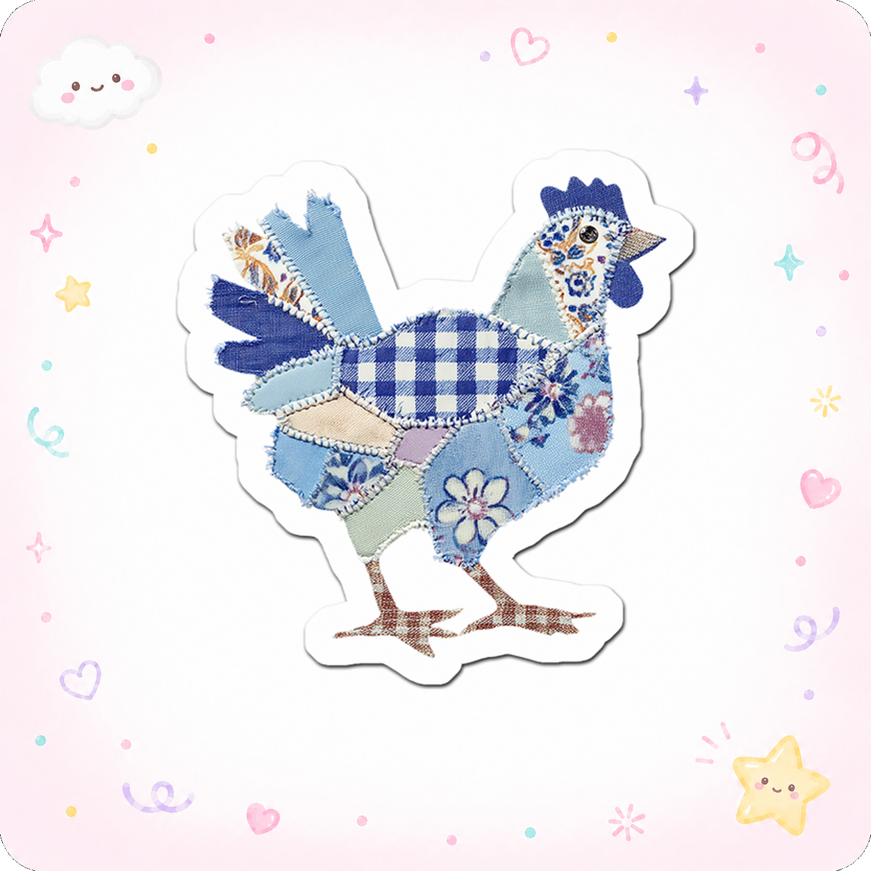 Patchwork Poultry Prodigy Sticker - - Topperswap