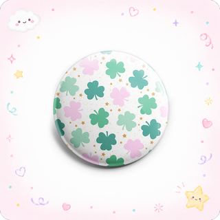 Pastel Shamrock Pattern Topper