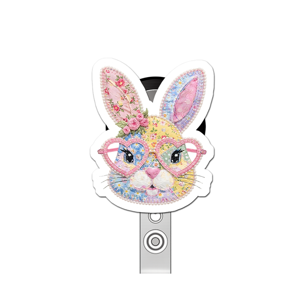 Whimsical Workday Warrior Pop Topper Swapfinity Retractable ID Badge Reel - - Topperswap