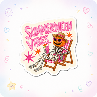 Summerween Chill Master Sticker