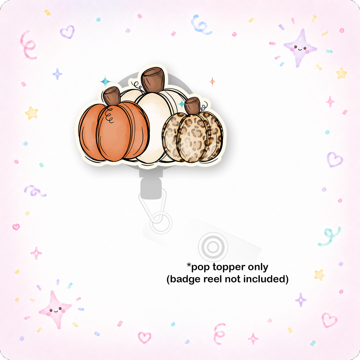 Chic Pumpkins Pop Topper - - Topperswap