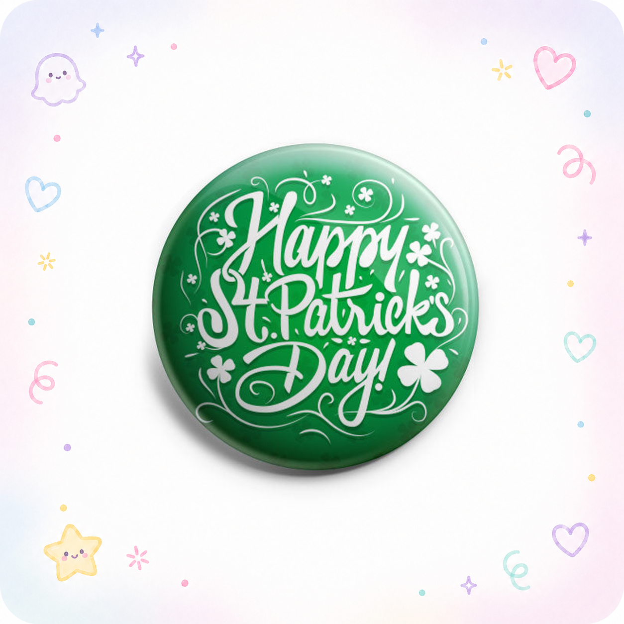 Happy St. Patrick's Day Topper - Vault - - Topperswap