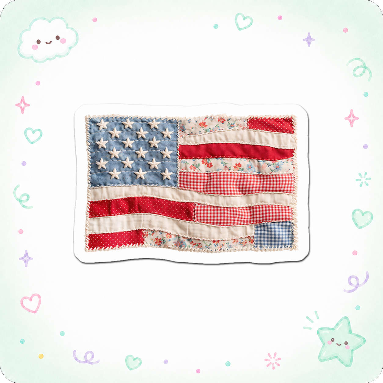 Patriotic Picnic Legend Sticker - - Topperswap