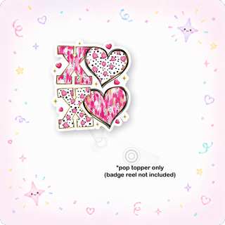 XO Doodles Pop Topper