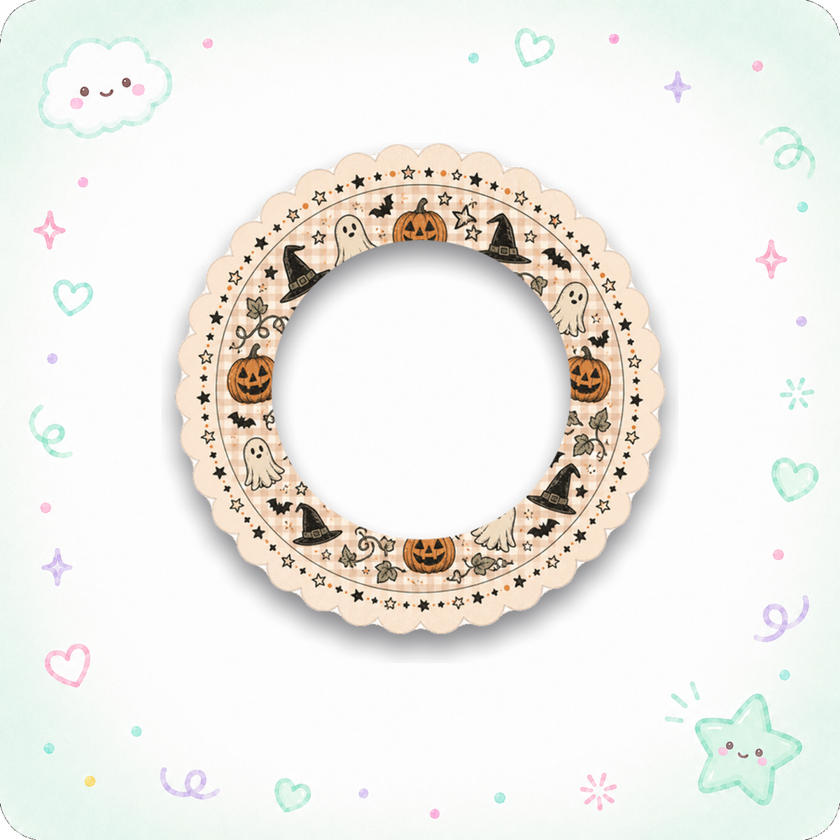 ghost and pumpkin Swapper Frame