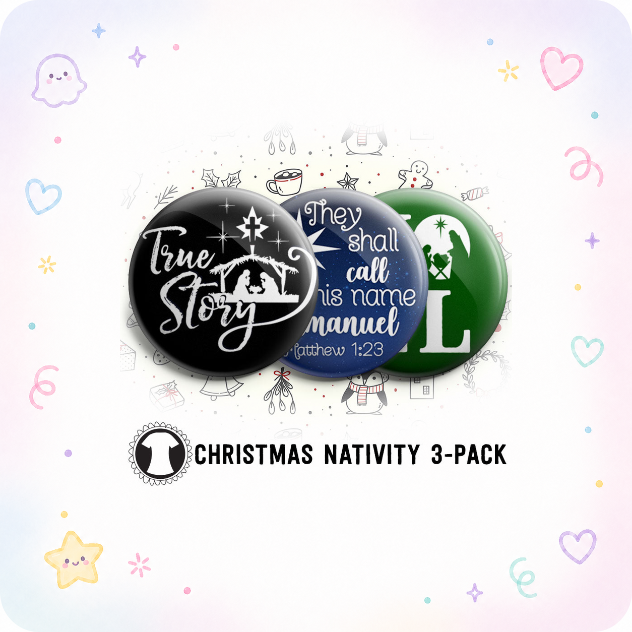Nativity 3-Pack - (Save 5%) - - Topperswap