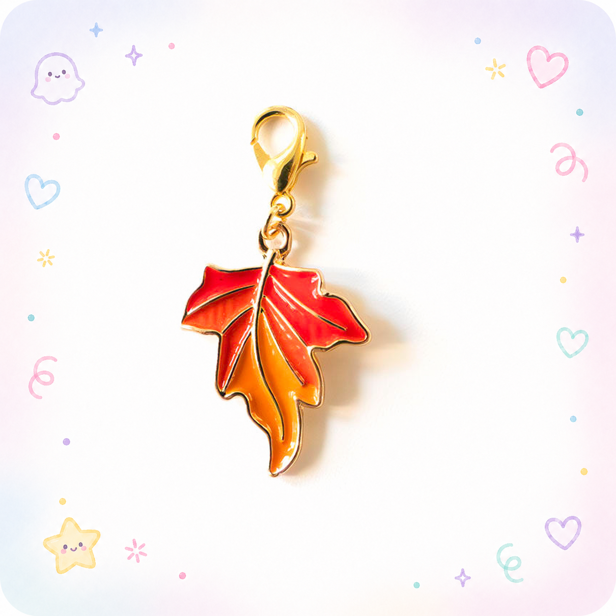 Autumn Radiance Leaf Charm Swapfinity Charm Add-On - - Topperswap
