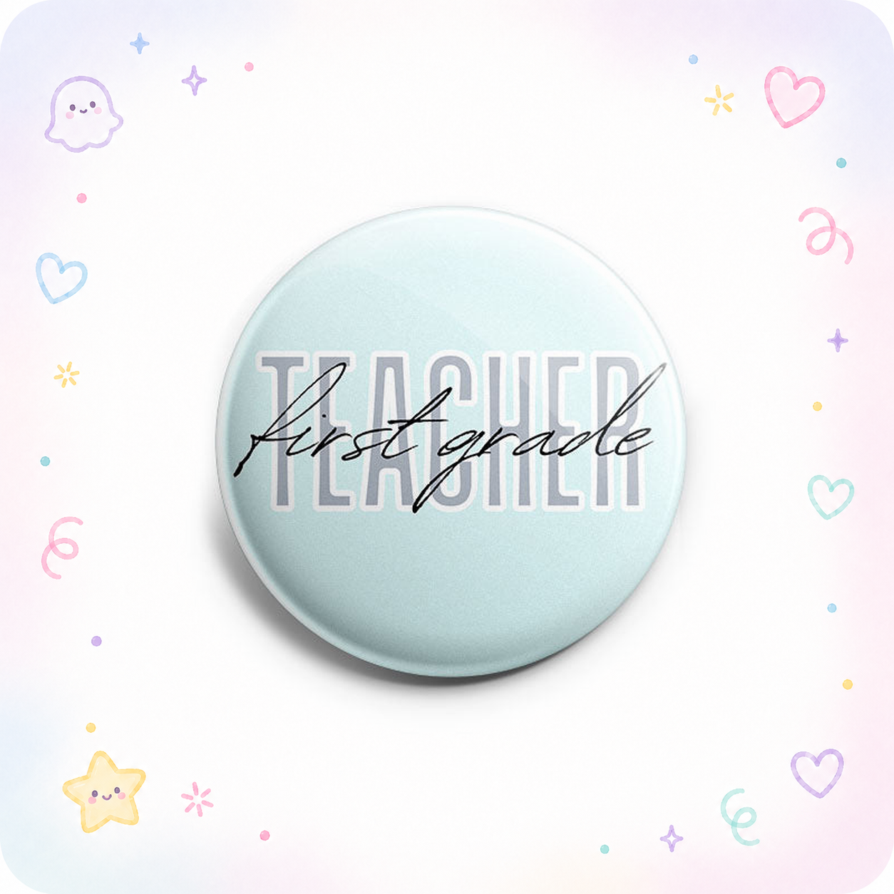 1st Grade Teacher Topper - - Topperswap