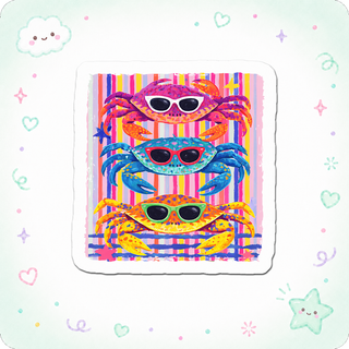 Sassy Crab Commander Sticker