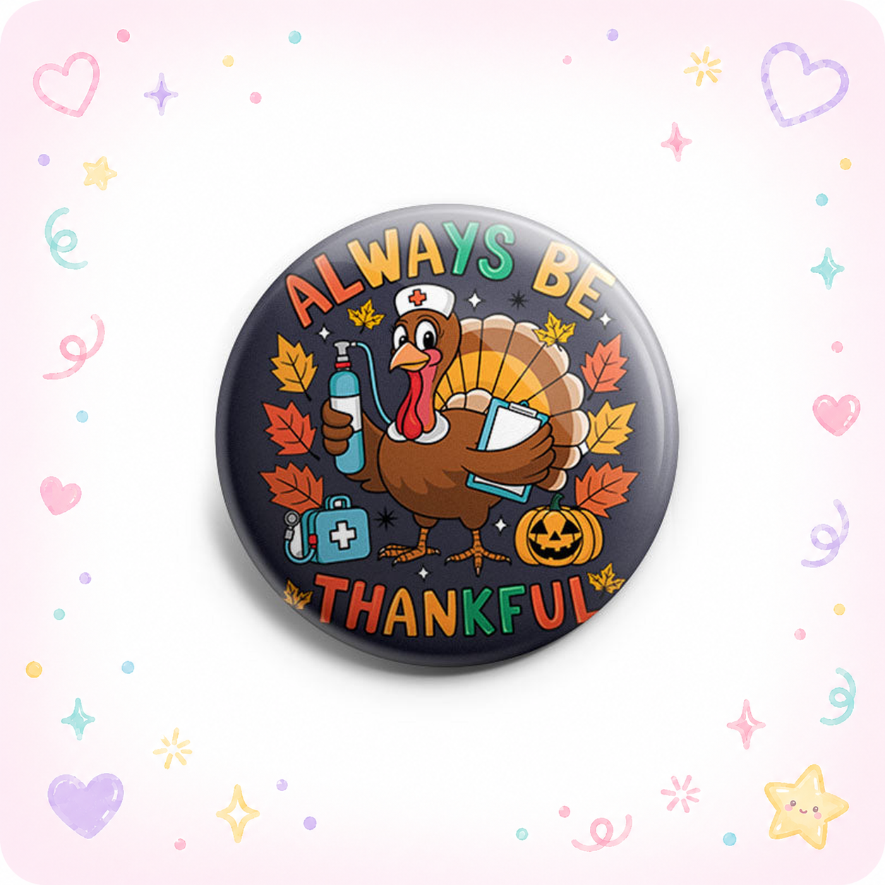 Always Be Thankful Nurse Topper - - Topperswap