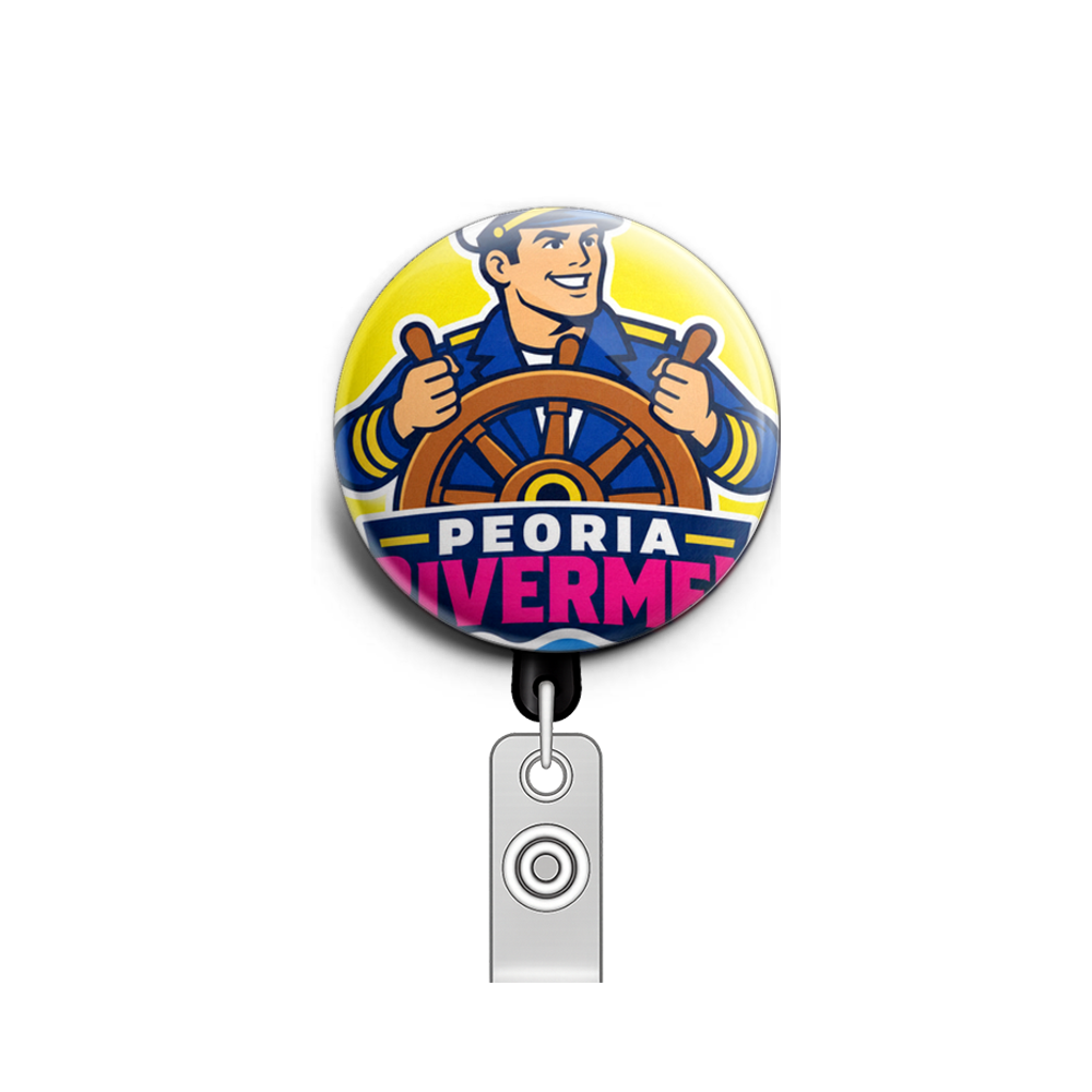 Peoria Rivermen
Mascot is a boat captain, no facial hair or…