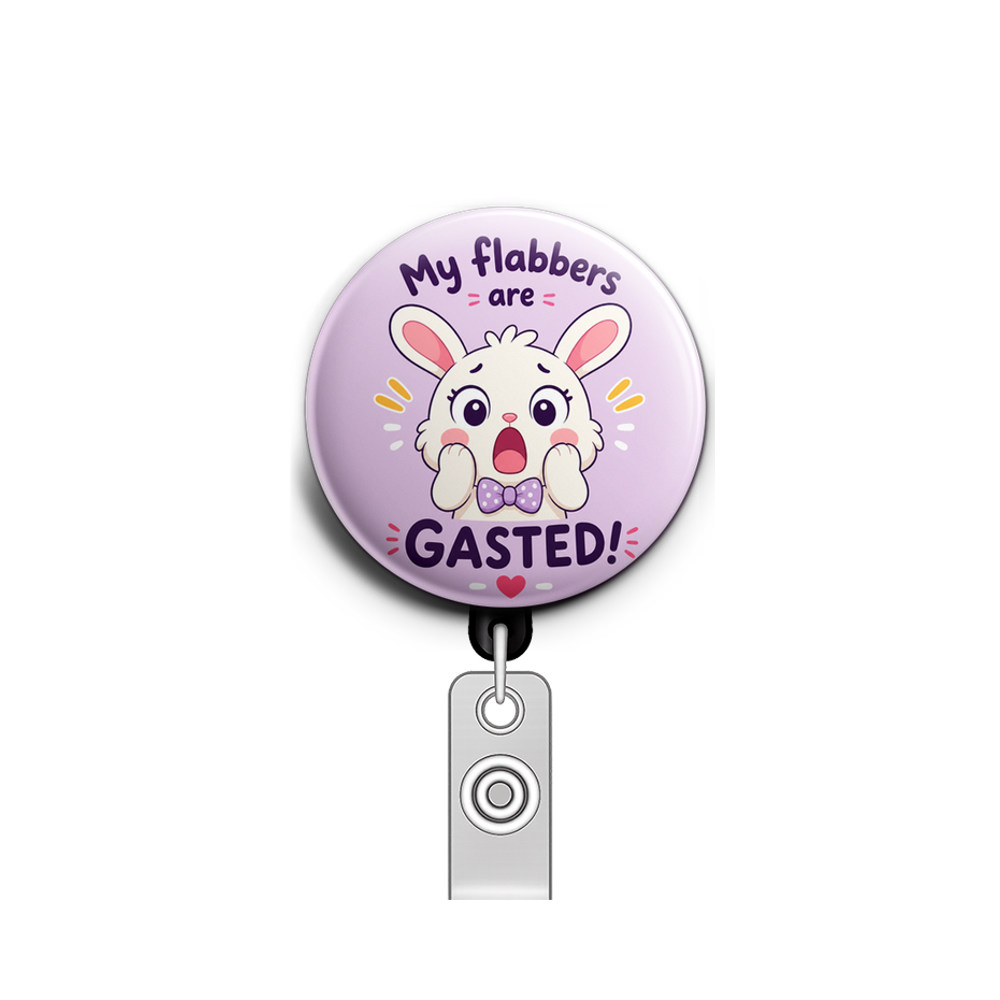 My flabbers are gasted. Cartoon character shocked