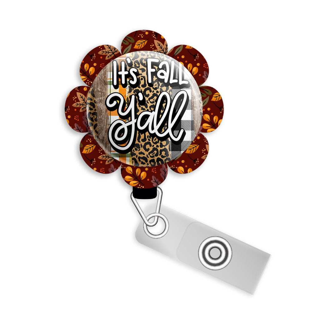 Falling Leaves Yall Swapfinity Badge Reel Bundle (Save 5%) - - Topperswap