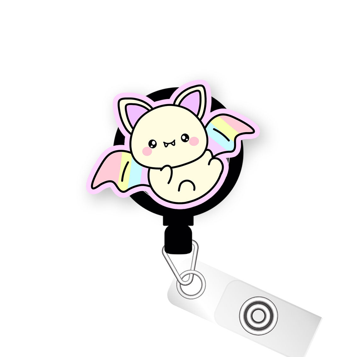 Bat-Tastic Cutie Pop Topper Swapfinity Retractable ID Badge Reel - - Topperswap