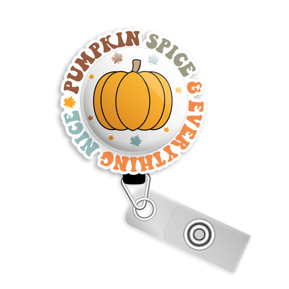 Pumpkin Spice Swapfinity Badge Reel Bundle (Save 5%) - - Topperswap