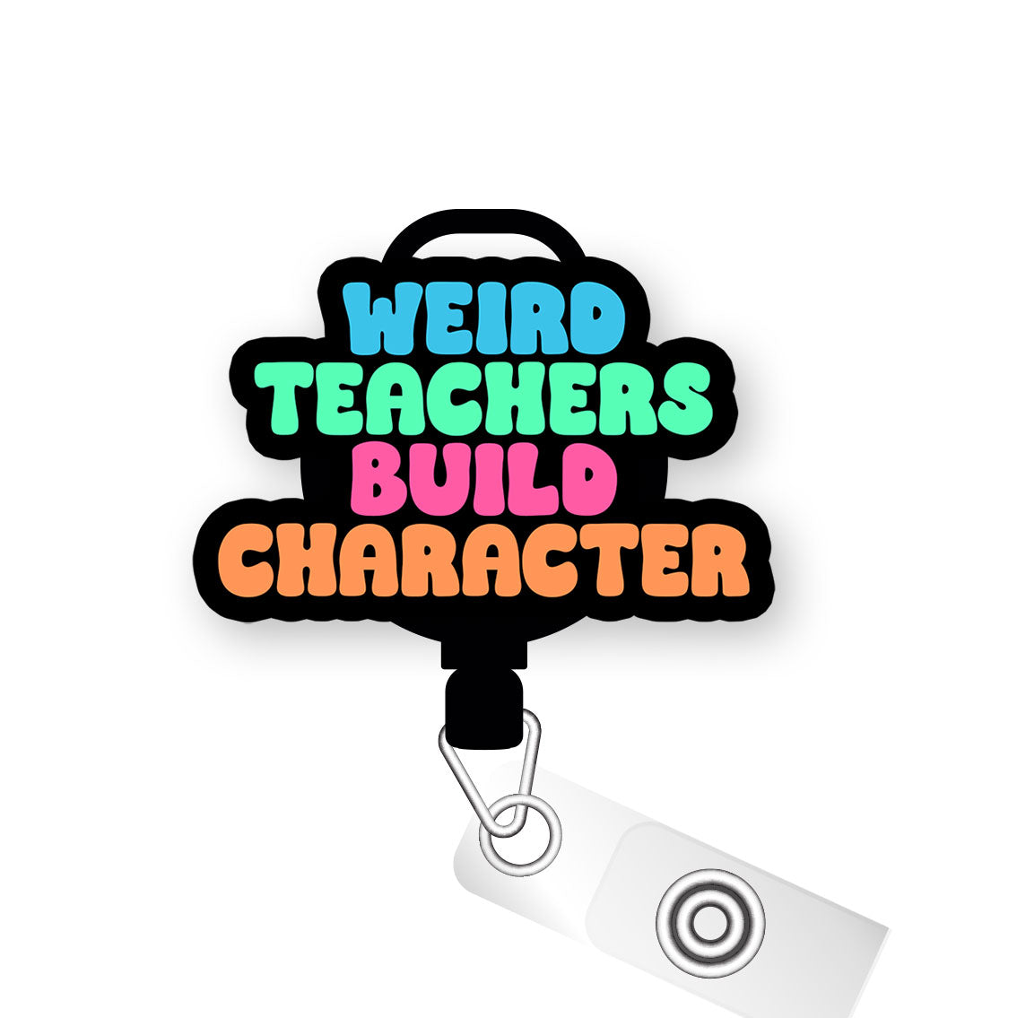 Character Builders Pop Topper Swapfinity Retractable ID Badge Reel - - Topperswap