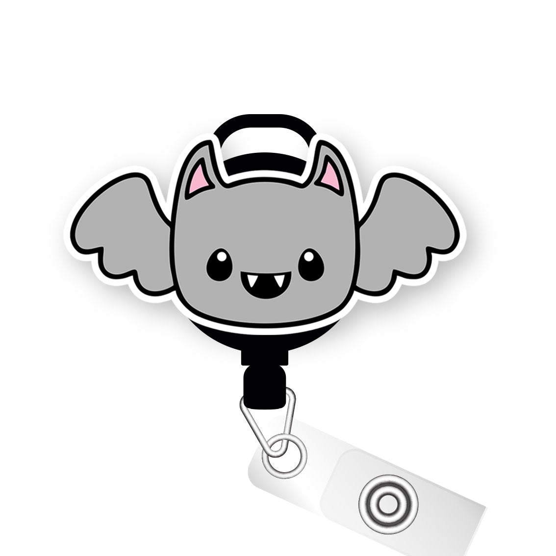 Batty Delight Pop Topper Swapfinity Retractable ID Badge Reel - Slide Clip / Premium Matte - Topperswap