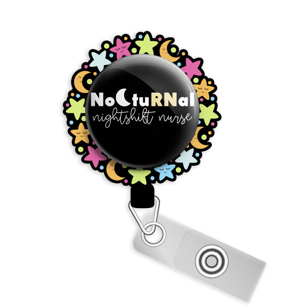 NoctuRNal Night Shift Nurse Swapfinity Badge Reel Bundle (Save 5%) - - Topperswap