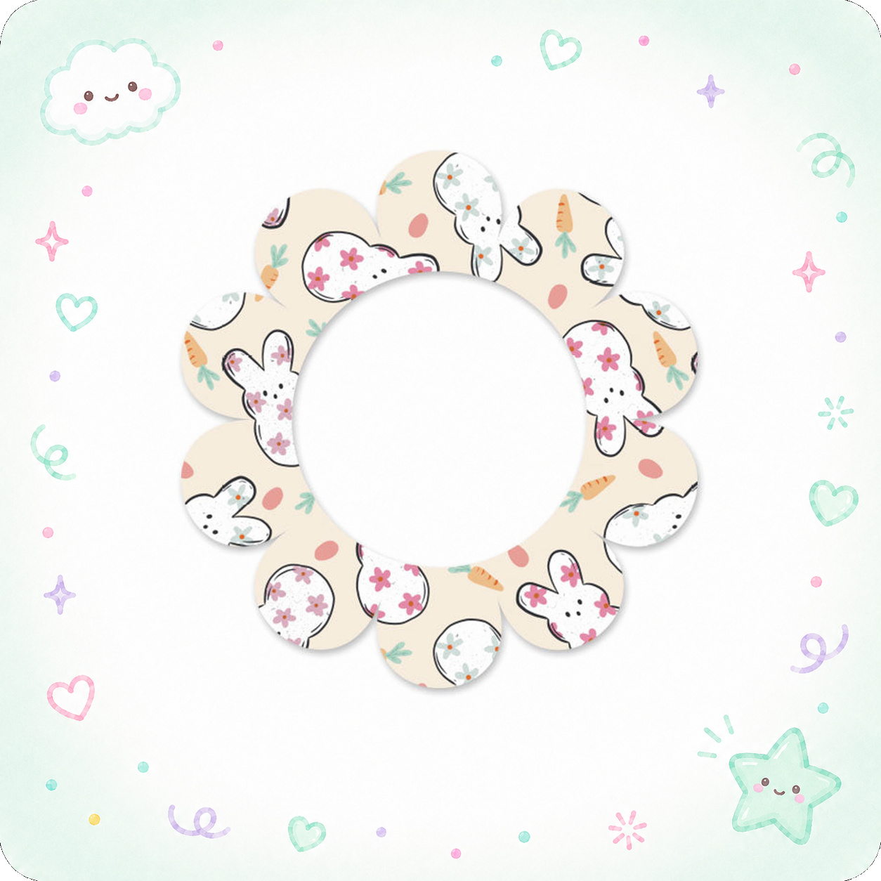 Bunny & Carrot Easter Swapper - - Topperswap