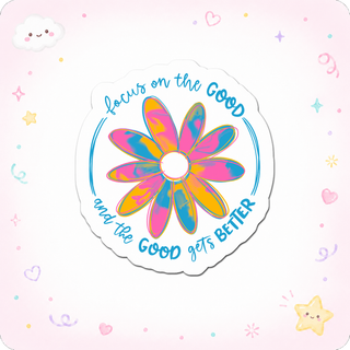 Optimism Overload Guru Sticker